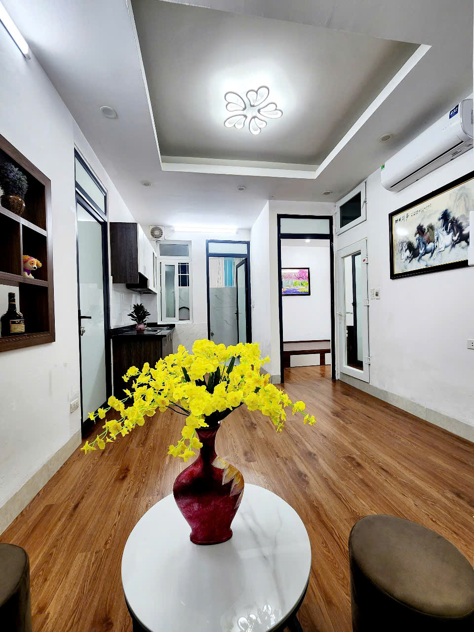 Cho thuê căn hộ chung cư Khương Đình 50m2, 2 ngủ, Full đồ ở gia đình, 8 Triệu/tháng - Ảnh chính